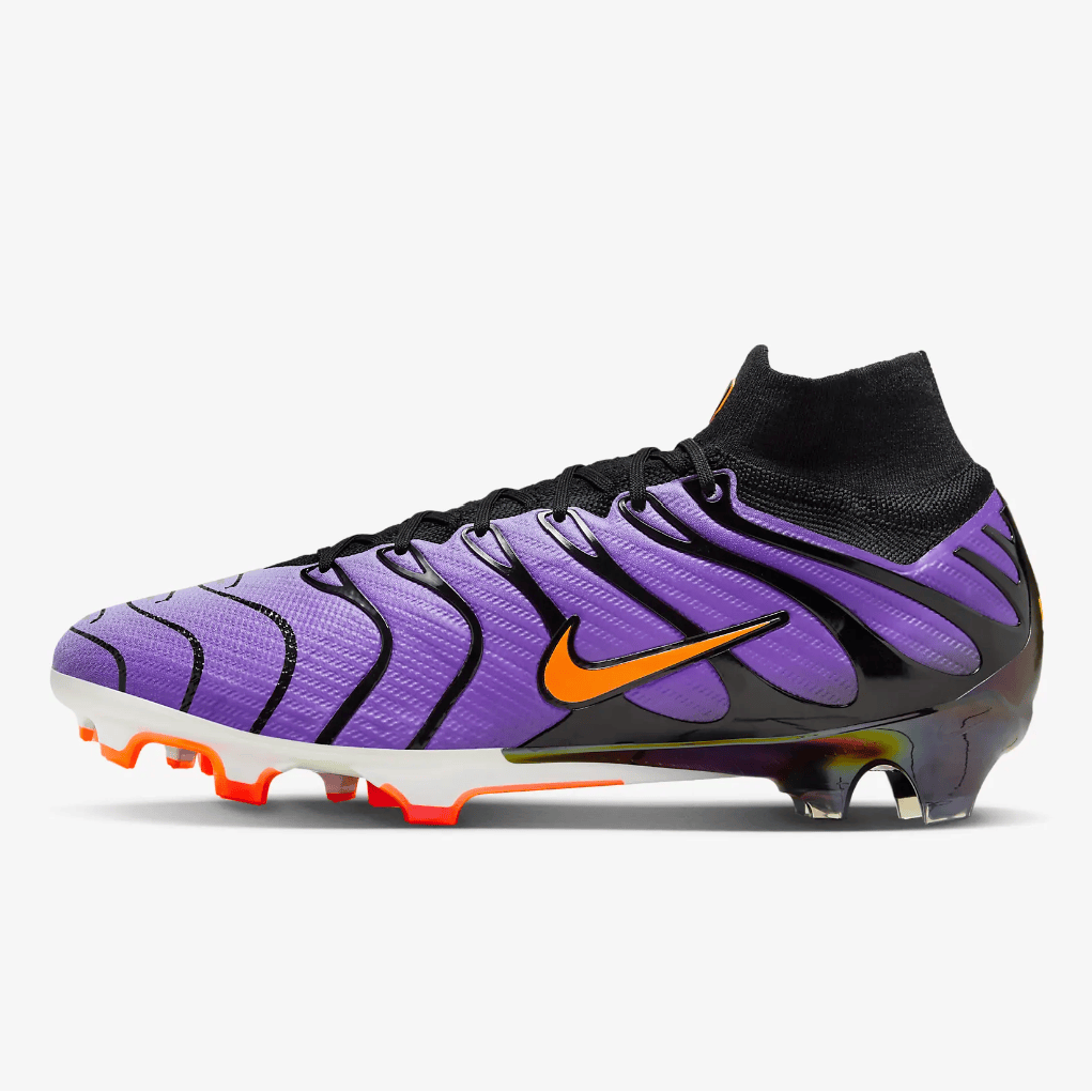 Chaussures de sports collectifs football à crampons homme Nike Mercurial Superfly 9 violet et orange